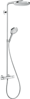 Hansgrohe Doucheset Raindance Select S 240 1jet PowderRain Met Thermostaat Chroom - thumbnail