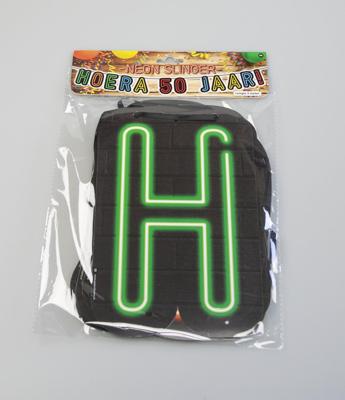 Paperdreams neon slinger hoera 50 jaar!