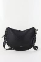Isabel Marant crossbody Oskan Soft Zip BF0066FA-C4C22M black/silver - thumbnail