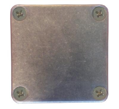 Hammond Electronics 1590MM Universele behuizing 50 x 50 x 31 Aluminium Natuur 1 stuk(s)