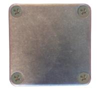 Hammond Electronics 1590MM Universele behuizing 50 x 50 x 31 Aluminium Natuur 1 stuk(s) - thumbnail