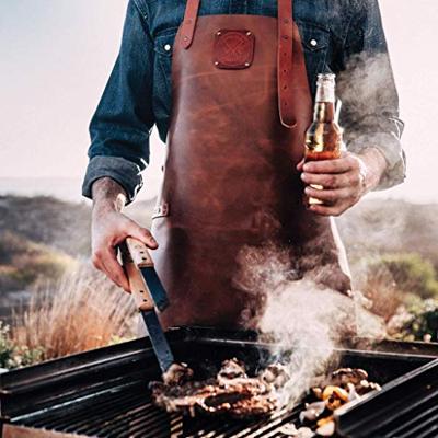 Witloft Leren Schort - Cognac