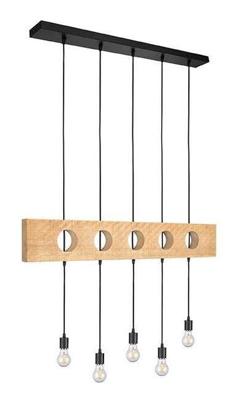 LABEL51 Hanglamp 'Timber', Mangohout, 145cm