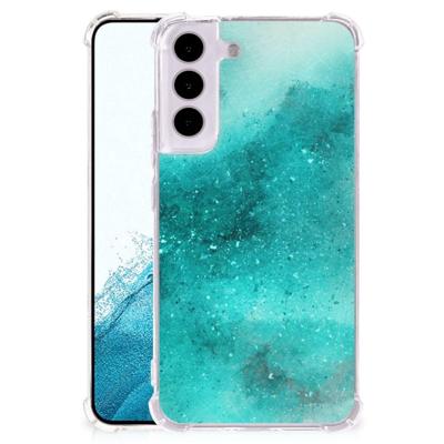 Back Cover Samsung Galaxy S22 Painting Blue Back Cover Samsung Galaxy S22 Painting Blue