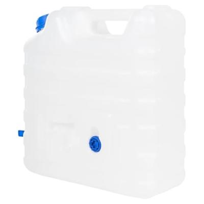 Watertank met kraan 17 L kunststof transparant