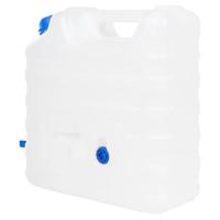 Watertank met kraan 17 L kunststof transparant - thumbnail