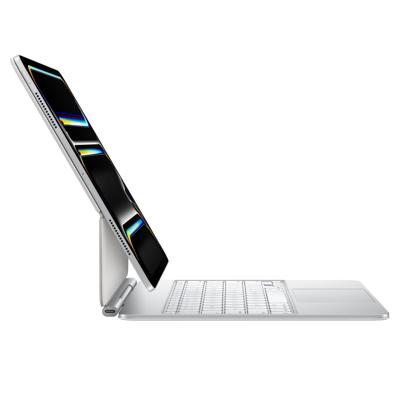 Apple iPad Magic Keyboard-hoes voor de 13 inch iPad Pro (M4), comfortabel typen, ingebouwde trackpad, rij functietoetsen, Engels (VS) - Wit ​​​​​​​
