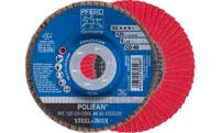 PFERD TOOLS 67760425 PFC 125 CO-COOL 40 SG STEELOX Lamellenschijf Diameter 125 mm Boordiameter 22.23 mm Aluminium legering, Legering op nikkelbasis, - thumbnail