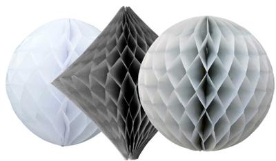 Honeycomb Set Chique Grijs (3st)