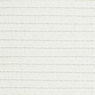 Opbergmand 40x35 cm katoen bruin en wit - thumbnail