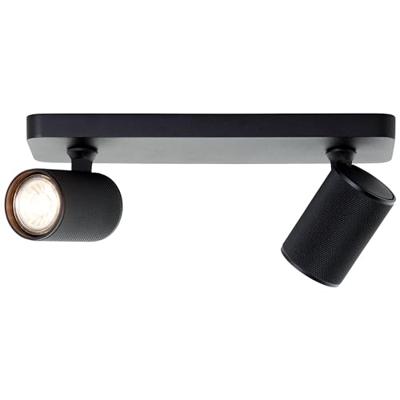 Brilliant 2-lichts opbouwspotMarty zwart - G99202/76