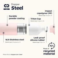Dopper Steel 350Ml Drinkfles Soft Pink 350ml - thumbnail