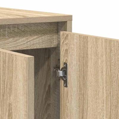 Dressoir Sonoma eiken 120 x 41 x 75 cm Bewerkt hout