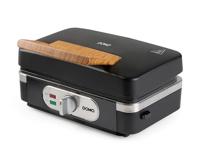 DOMO SANDWICH-WAFFEL-GRILL 3-IN-1 INKY BLACK Tosti-apparaat Zwart - thumbnail