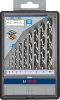 Bosch Accessories 2607010535 HSS Metaal-spiraalboorset 10-delig 1 mm, 2 mm, 3 mm, 4 mm, 5 mm, 6 mm, 7 mm, 8 mm, 9 mm, 10 mm Geslepen DIN 338 Cilinderschacht 1 - thumbnail