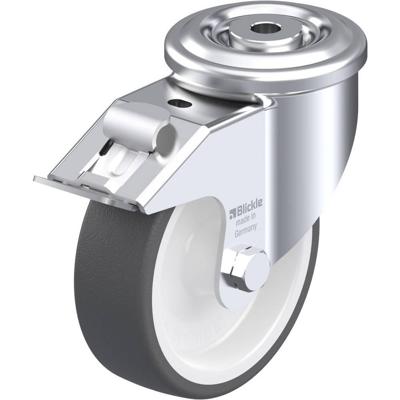 Blickle LKR-POTH 125G-FI Zwenkwiel met rem Wieldiameter: 125 mm Draagvermogen (max.): 350 kg 1 stuk(s)
