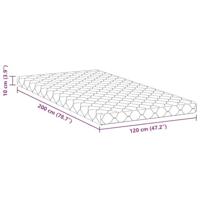 Matrassen Wit 200 x 120 cm 100% polyester stof - thumbnail
