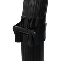 Solardouche inklapbaar 23 L 214 cm zwart - thumbnail