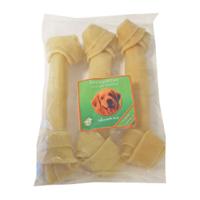 Buffelhuidbot Geknoopt voor honden (25 cm) 6 stuks - thumbnail