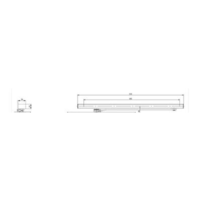ASSA ABLOY DCG795 Design glijarm voor vrijloopdranger Dc640 en DC700FM | kleur zilver EV1 - A000304353