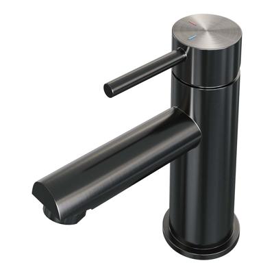 Brauer Gunmetal Edition Lage Opbouw Wastafelmengkraan Model A Gunmetal Geborsteld PVD