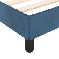 Bedframe zonder matras 200x200 cm fluweel donkerblauw - thumbnail