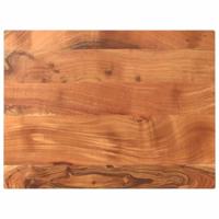 Tafelblad rechthoekig 80x50x2,5 cm massief acaciahout - thumbnail