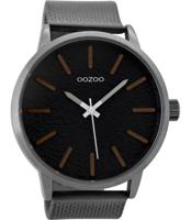 OOZOO Timepieces Horloge Donker Zilver | C9233 - thumbnail