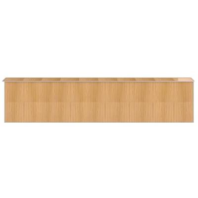 Tuinschuur 192x855x223 cm gegalvaniseerd staal lichtbruin