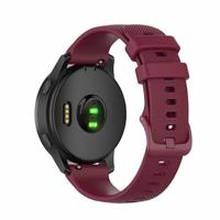 Garmin Forerunner 570 (42mm) / 55 / 245 / 645 - Sportband met motief - Wijnrood - thumbnail