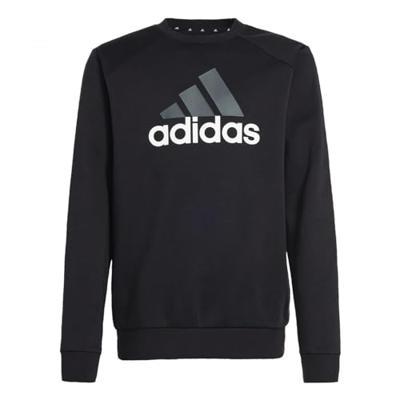 adidas Essentials Big Logo Fleece Joggingpak Kids Zwart Grijs Wit