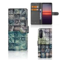 Wallet Case met Pasjes Sony Xperia 5II Spijkerbroeken - thumbnail