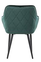 Artistiq Eetkamerstoel 'Juna' Velvet, kleur Groen - thumbnail