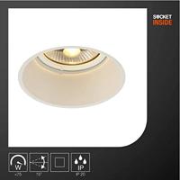 SLV 113171 Horn Inbouwlamp GU10 Wit (mat) - thumbnail
