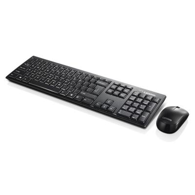 Lenovo GX30L66303 toetsenbord Inclusief muis Universeel QWERTY Amerikaans Engels Zwart