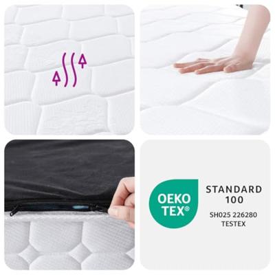 Pocketveringmatras middelhard-hard 70x200 cm