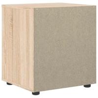 Nachtkastje VISNES 45x40x50 cm spaanplaat sonoma eikenkleurig - thumbnail