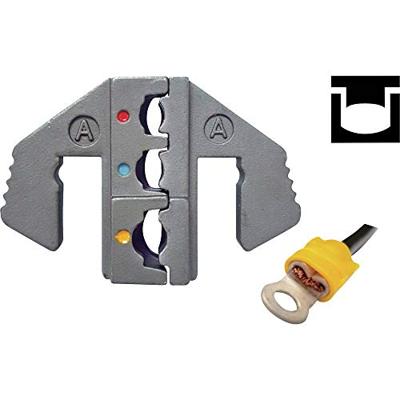 TOOLCRAFT PLE-0A Krimp-onderdelen Geïsoleerde kabelschoenen, Geïsoleerde platte stekkers Krimpbereik: 0.5 tot 6 mm² Geschikt voor merk: TOOLCRAFT PZ-500