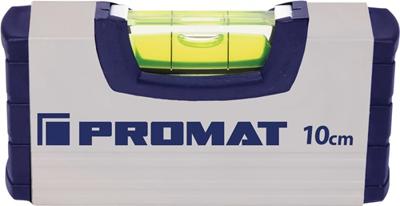 Promat/Tecwerk Waterpas | 10 cm | aluminium zilver | ± 0,5 mm/m - 4000857183