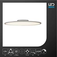 SLV PANEL 60 1000785 Plafondlamp Warmwit Zilver, Grijs - thumbnail