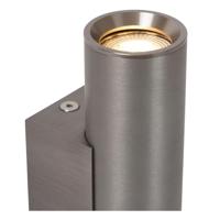 Lucide DUPLA - Wandspot / Wandlamp - 2xGU10 (MR11) - Grijs ijzer - thumbnail