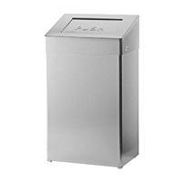 SanTRAL SanTRAL afvalbak gesloten 50l - RVS - thumbnail