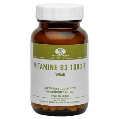 van der Pigge Vitamine D 1000IE vegan 100 Tabletten
