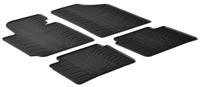 Rubbermatten passend voor Hyundai Veloster 2011- (T-Design 4-delig + montageclips) GL0199 - thumbnail