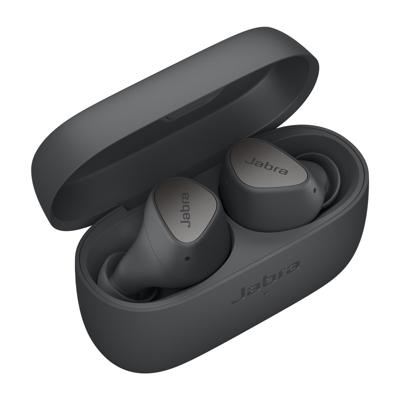 Jabra Elite 4 True Wireless Earbuds - Actieve hoofdtelefoon met ruisonderdrukking - discrete en comfortabele Bluetooth-oortelefoons, laptop, iOS en Android compatibel - donkergrijs