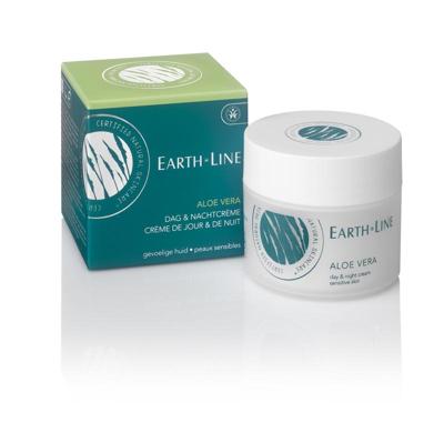 Earth Line Aloe vera dag/nachtcreme 50 Milliliter