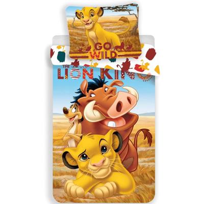 Disney The Lion King Dekbedovertrek Simba Timon en Pumba - 140 x 200 cm