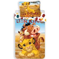 Disney The Lion King Dekbedovertrek Simba Timon en Pumba - 140 x 200 cm - thumbnail
