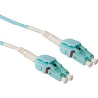 ACT 0,5 meter Multimode 50/125 OM3 duplex uniboot fiber kabel met LC connectoren - thumbnail