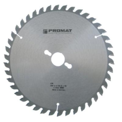 Promat/Tecwerk Precisie-cirkelzaagblad | buiten-d. 250 mm aantal tanden 42 WZ | gat 30 mm snijbreedte 3,2 mm | hardmetaal - 4000814920